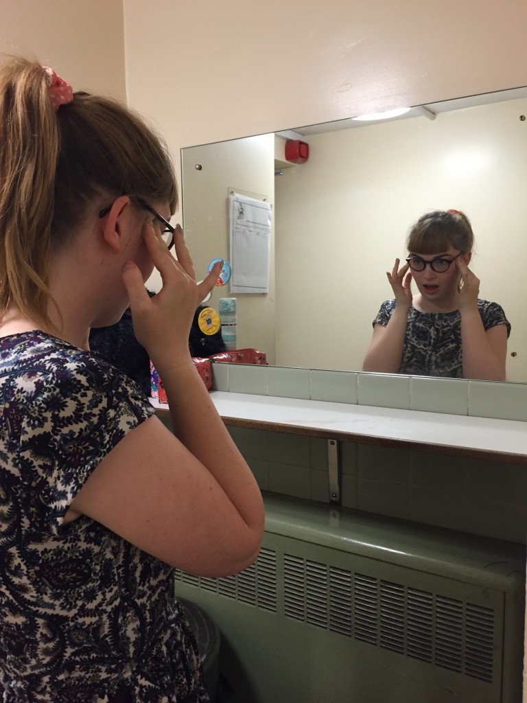 'God, I need more concealer. Who even is that??'