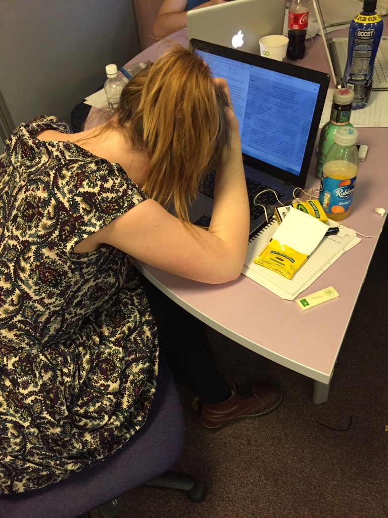 When you realise you're going to fail your degree just to get a couple of shares