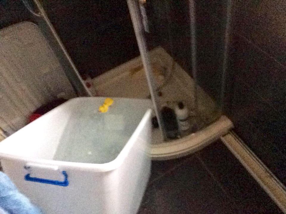 And drain.
