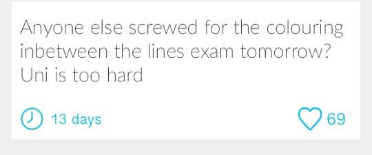 This is coming from people who literally used to ask "is it Stupid Tuesdays" on a Wednesday :/