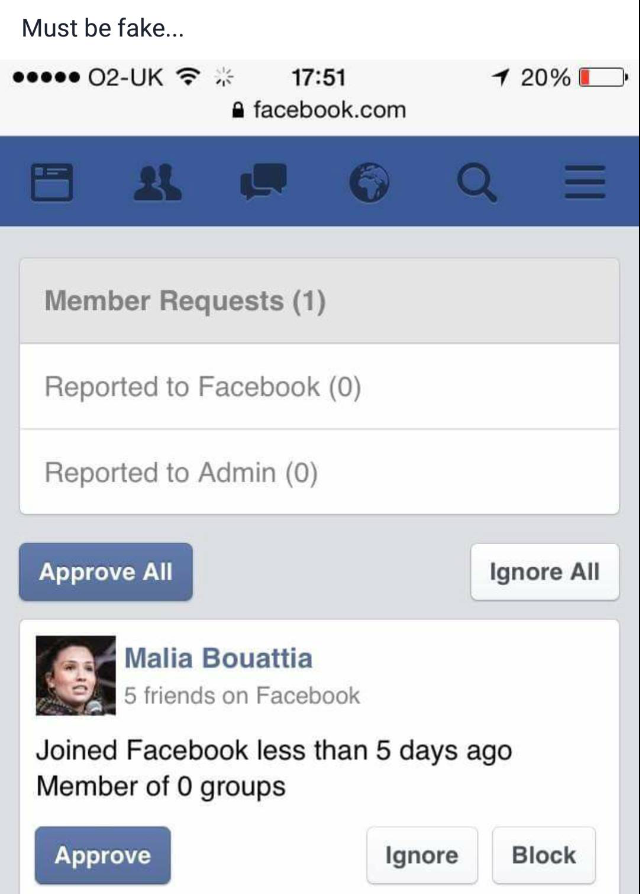 Given Malia's involvement in several campaigns its also hard to believe she'd be a member of '0' groups