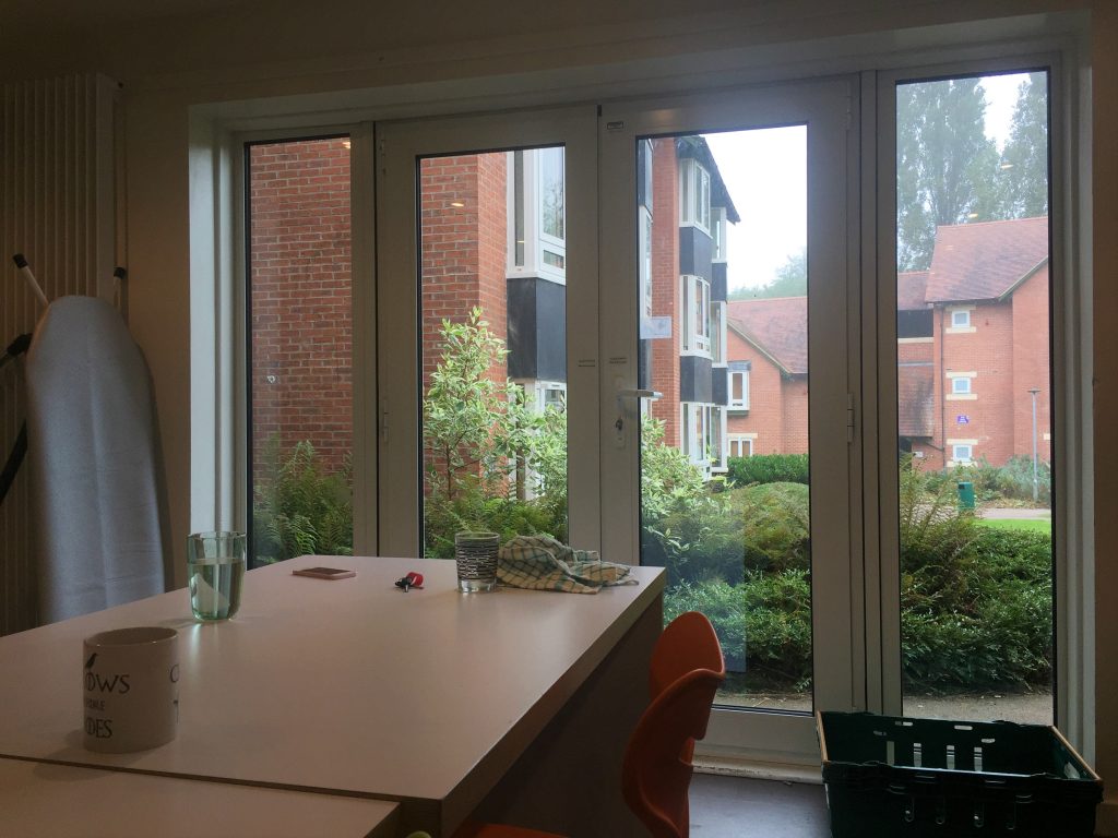 It's a good feeling seeing people run past your window to their 9ams while you're still in your pyjamas.
