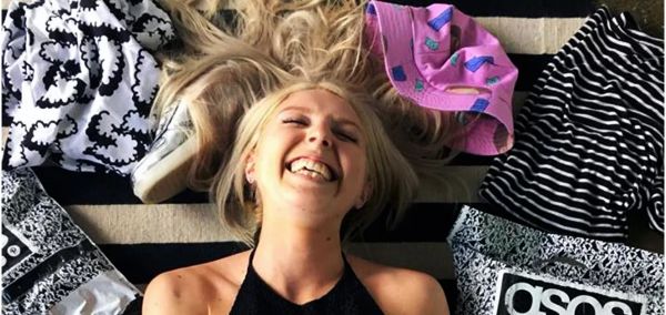 Image may contain: Laughing, Face, Woman, Girl, Female, Blonde, Person, People, Human