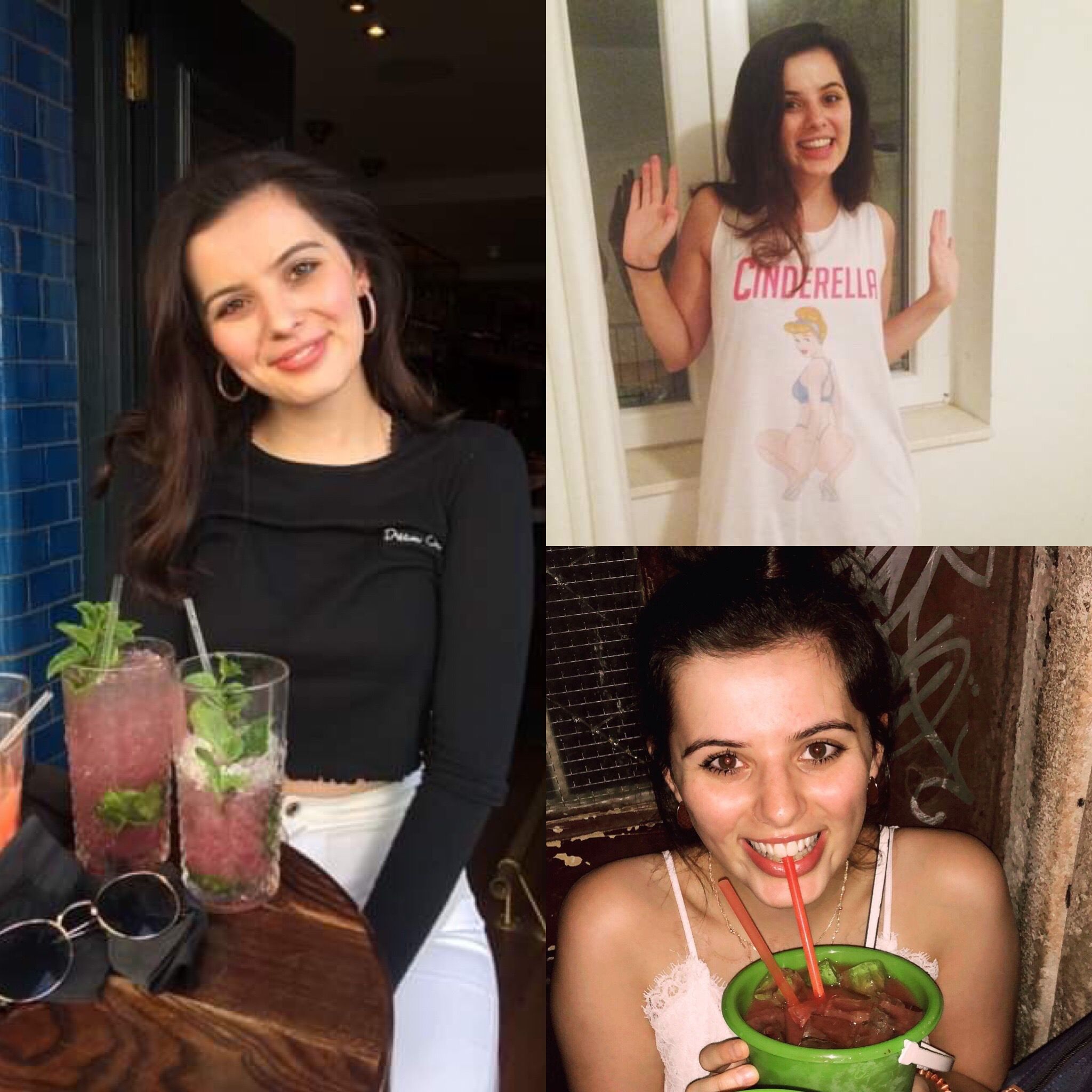 Image may contain: Female, Mojito, Juice, Cocktail, Beverage, Drink, Alcohol, Person, Human