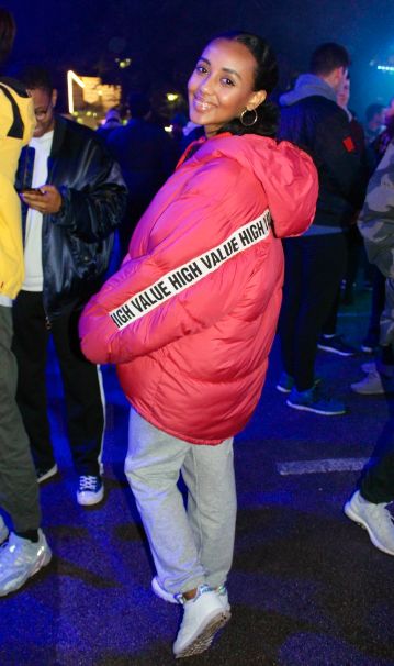 Image may contain: Jacket, Pants, Coat, Costume, Human, Person, Apparel, Clothing