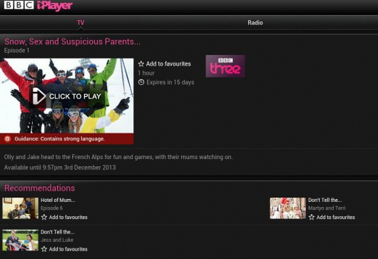 IPlayer Screenshot