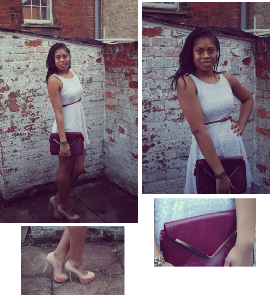 Dress- River Island/ Heels- New Look/ Clutch- Accessorize/ Bracelet- Accessorize