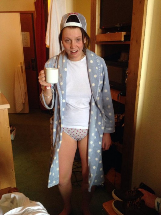 Nothing like a cuppa to getr you going when you've got a serious case of the morning after the night before.