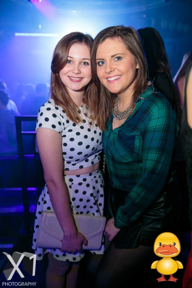 This polka dot crop top and skirt combo stands out from the crowd