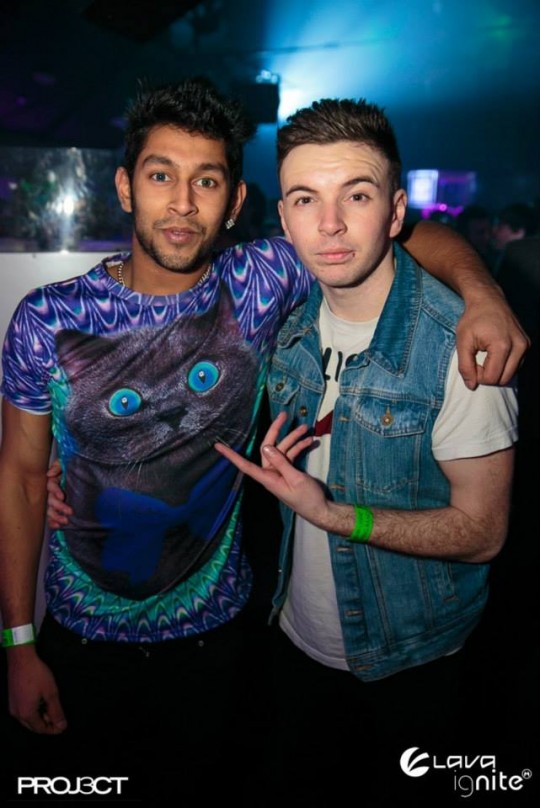 This guys cat tee is interesting to say the least...