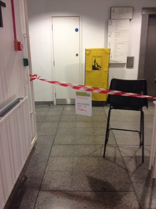 Finding the Abercrombie flooded is too common for Architects