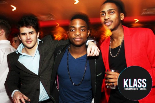This guy pulls off an cool bright red blazer