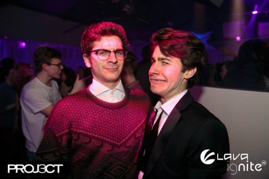 This guy's vintage look is awesome in a old jumper, shirt and cool specs