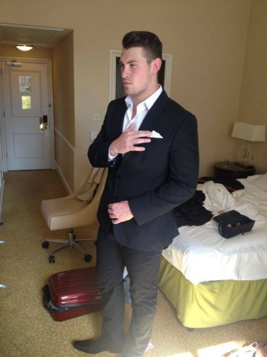 Note the foundation on the bed