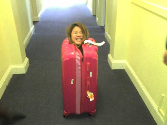 Melody has discovered a novel way to avoid plane tickets