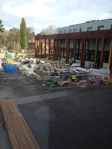 The Colonnade - still a little way to go yet