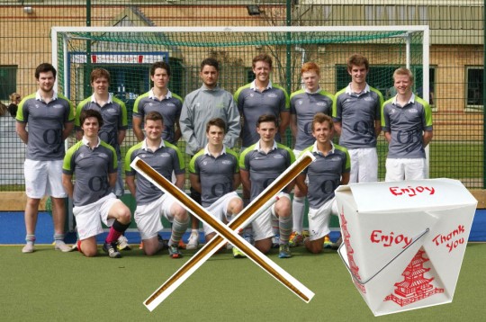 The men's First team are very proud of the newest addition.