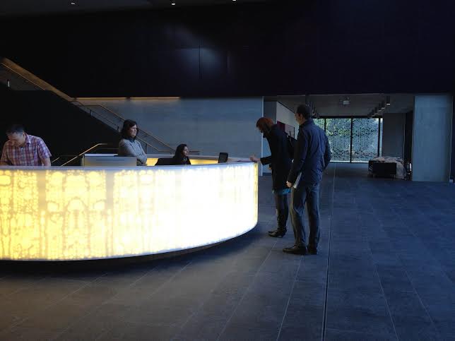 The new foyer