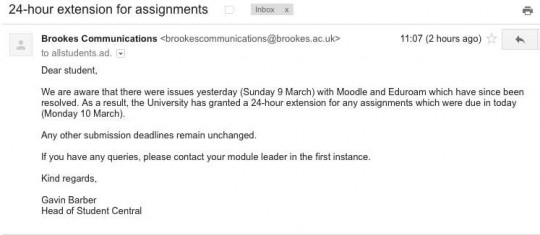 Moodle fail