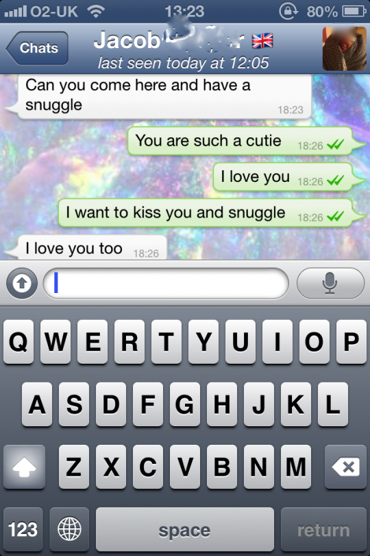 Cyber cuddles will do for mean time.