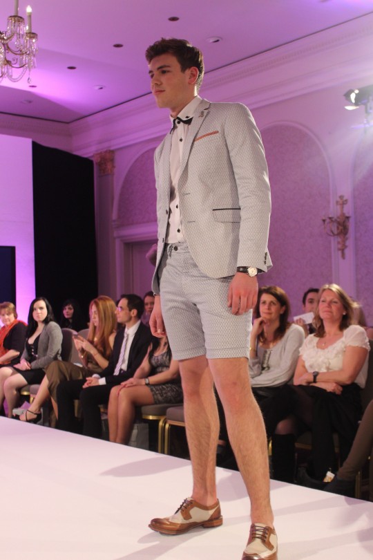 Blazer and shorts by Ted Baker makes for a perfect summer outfit
