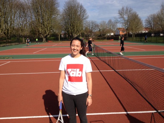 I look deceivingly relaxed but I was already exhausted here. I'd only just arrived.