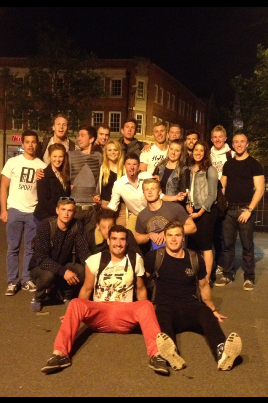 OBUBC and volunteers after a busy day of campaigning
