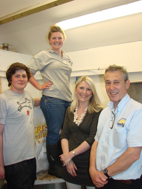 Brookes 150 - The brewing team on Brewday with Beth Hill of Oxford Brookes.