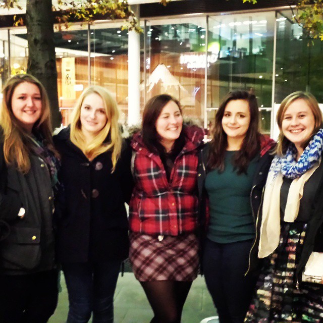Isobel Thompson (far left)