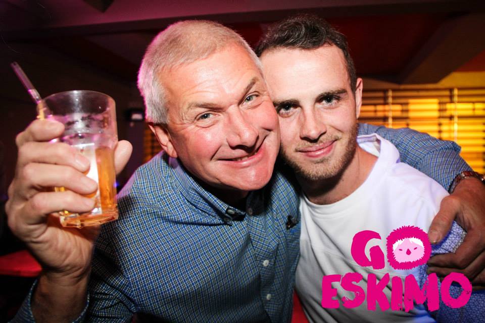 When you bring your dad to bridge