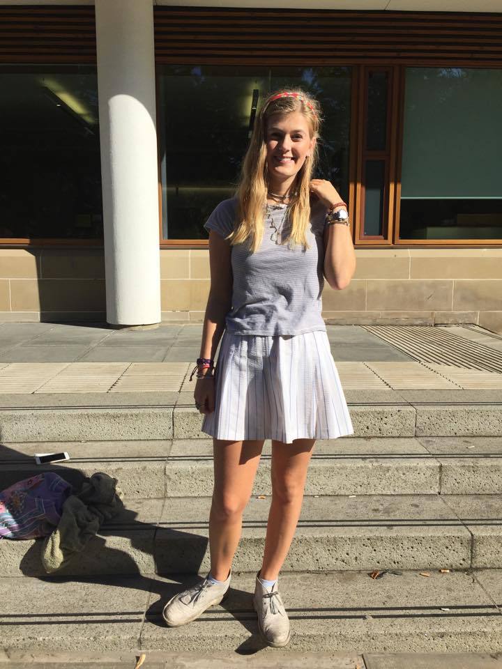 Lizzie, fourth year, Social Anthropology