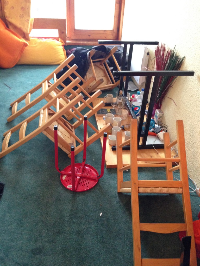 Your mates will probably end up pranking your apartment