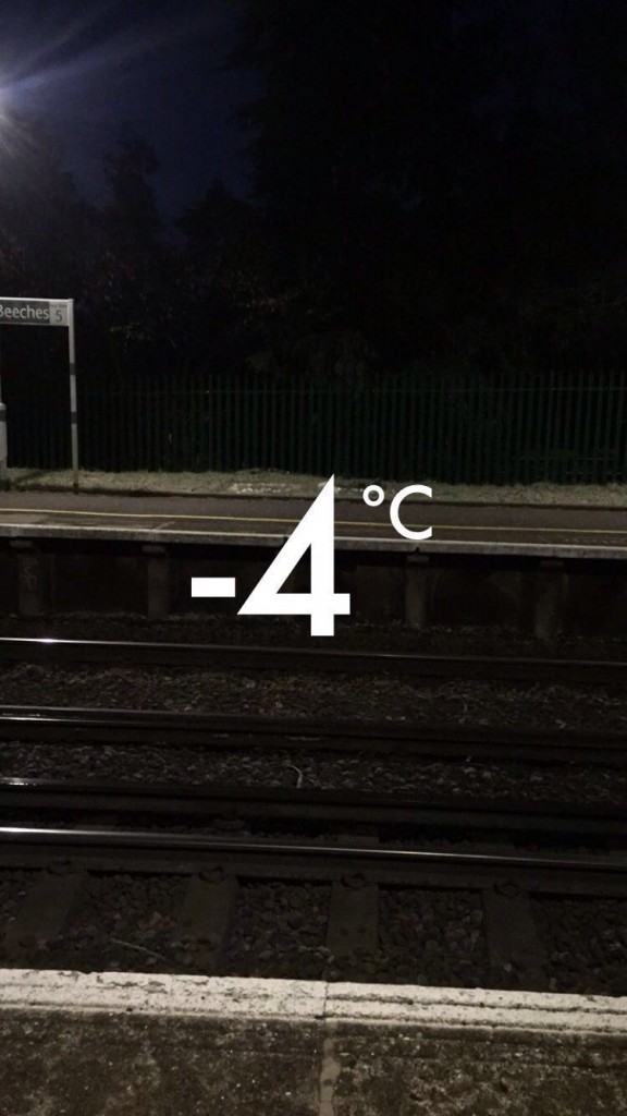 I knew it was cold before this snap. pointless.