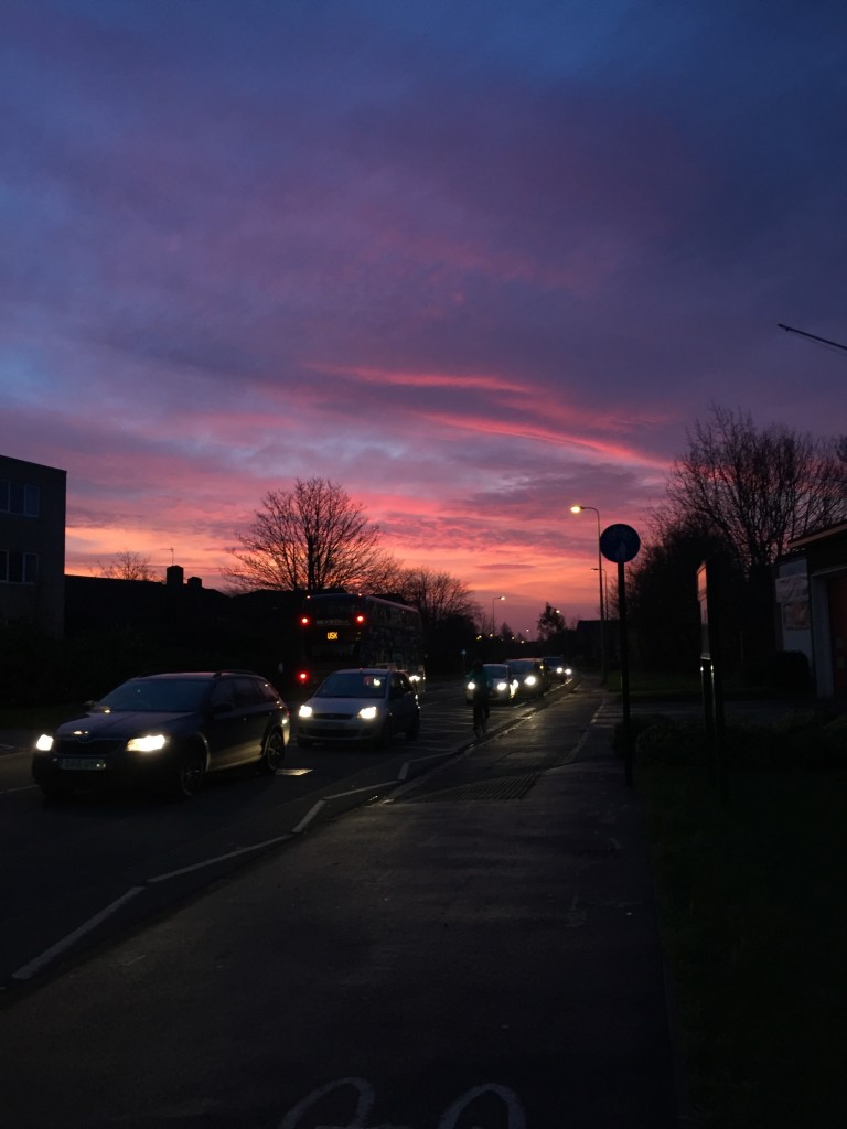 Sunrise before exams