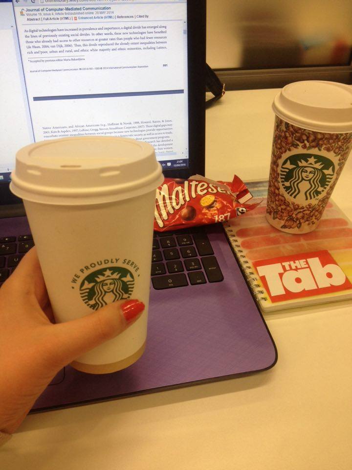 coffee starbucks all nighter chocolate