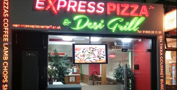 express pizza cowley road takeaway