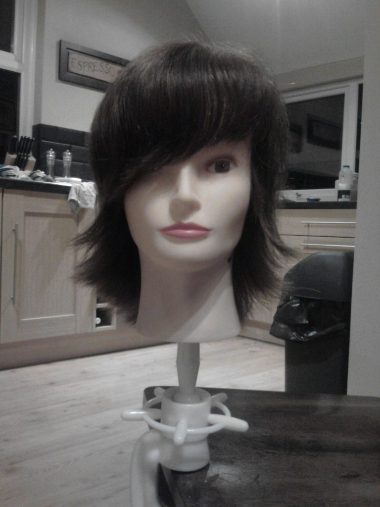I managed to cut the first wig I bought into my original style (ironically enough)