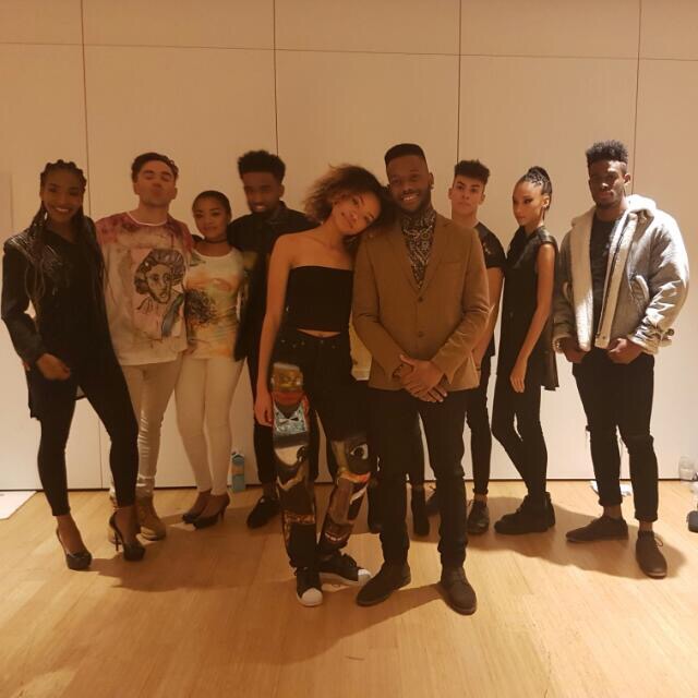 Kanspoz designer and his models.