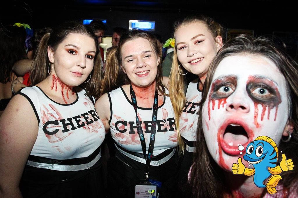 Image may contain: Club, Night Life, Face, Party, Human, Person
