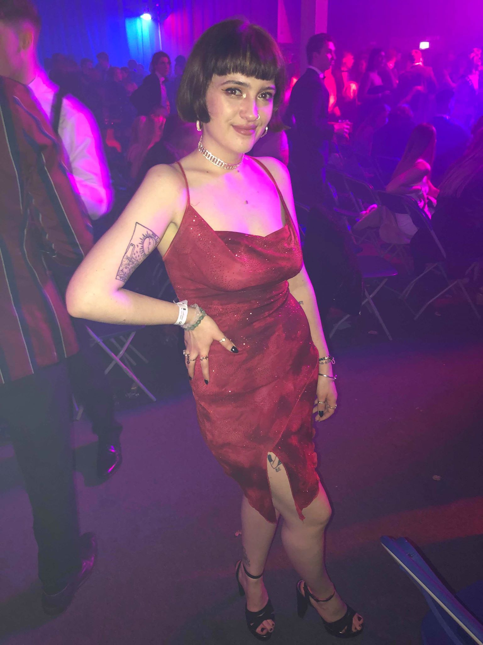 Image may contain: Night Life, Night Club, Club, Person, Human