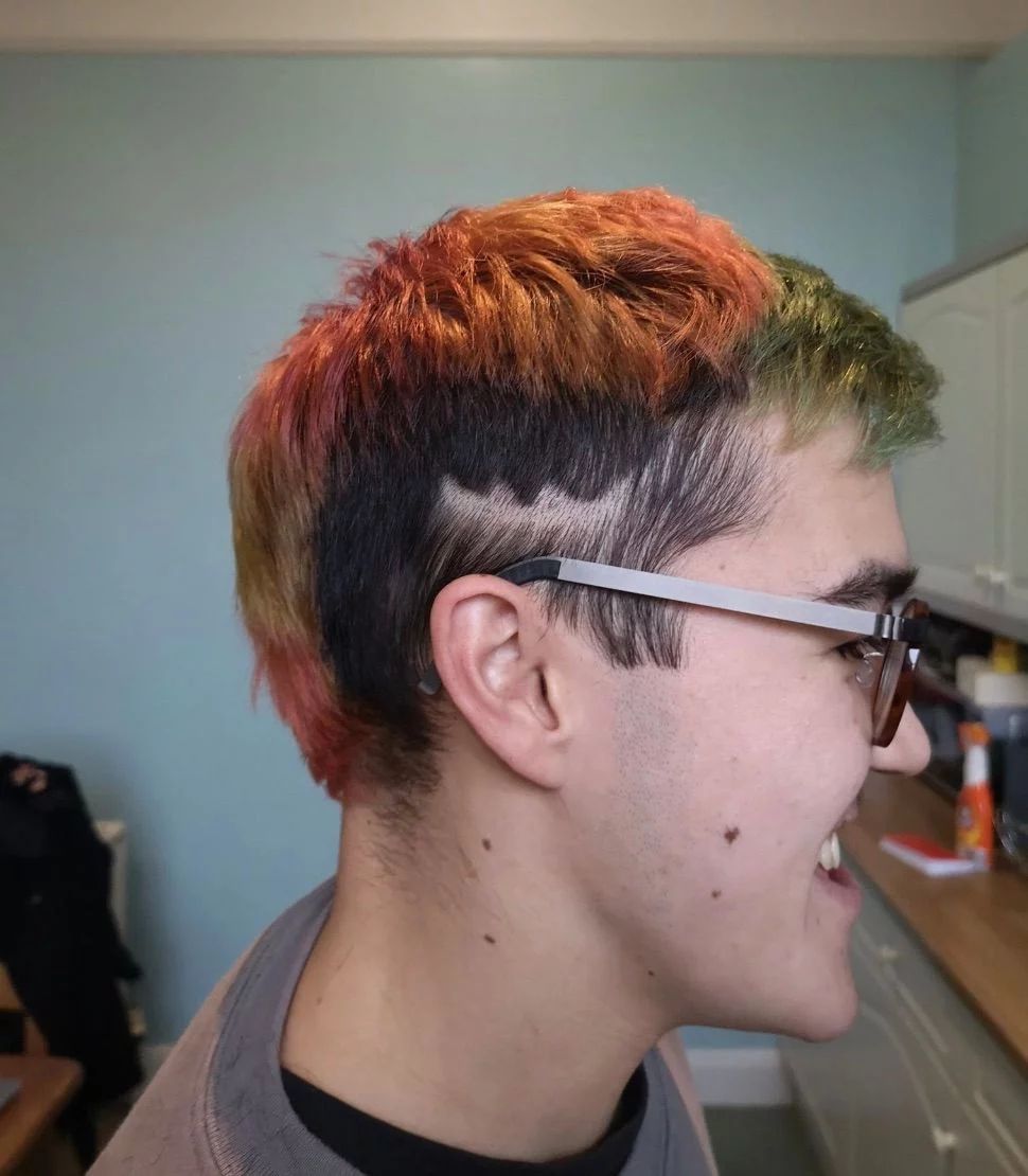 Image may contain: Boy, Haircut, Face, Hair, Head, Accessories, Glasses, Accessory, Human, Person
