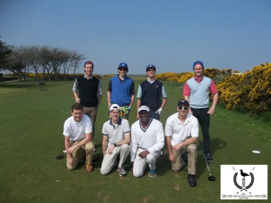 The Typhoons and their caddies