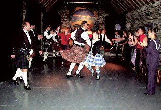 Ceilidh dancing