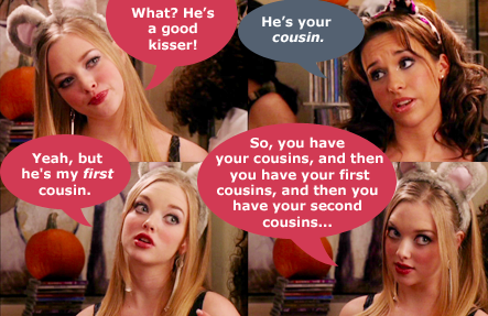 Mean Girls' Karen dictates that it's OK for us to date our cousins