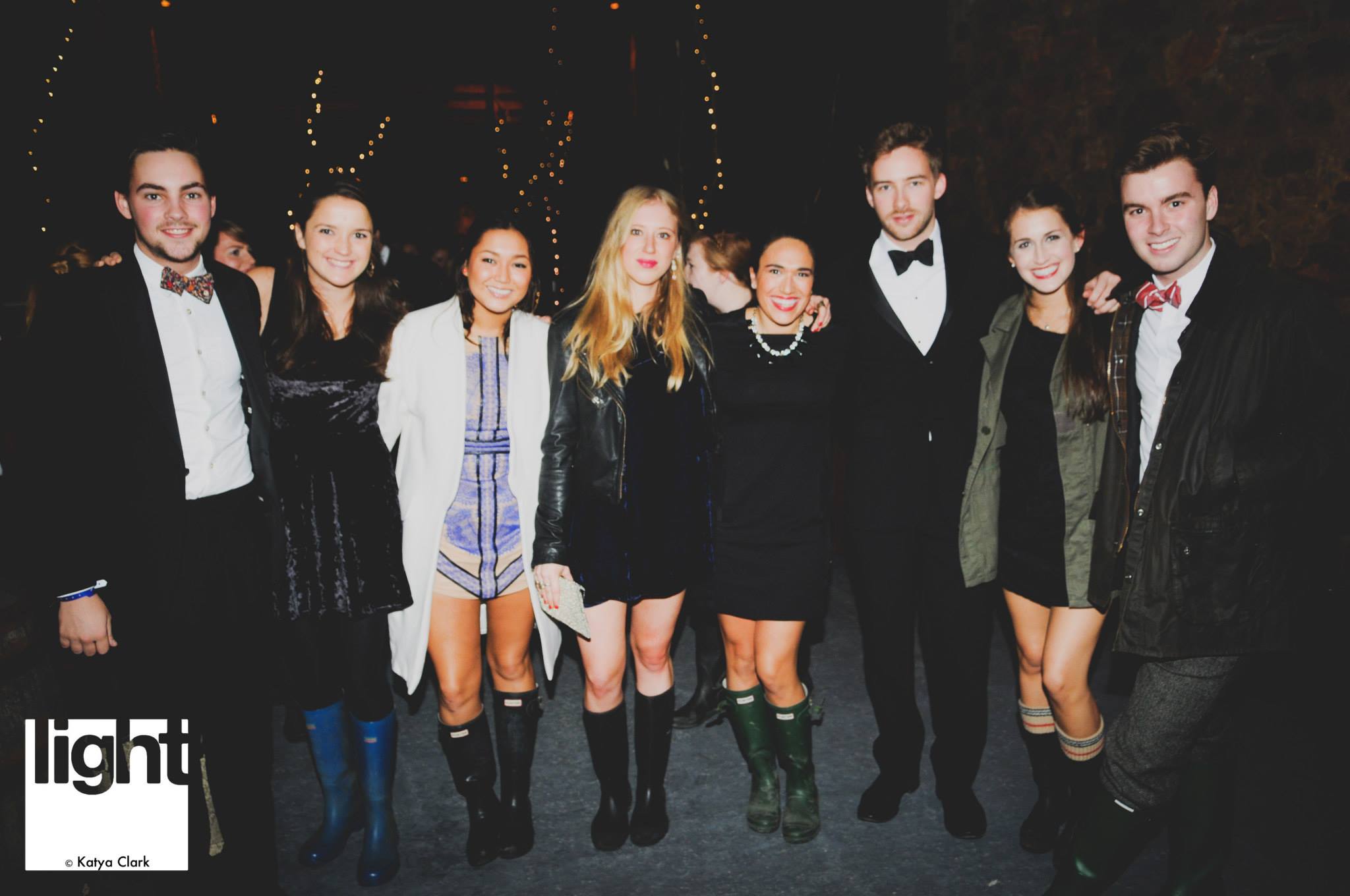 Guests at last year's Welly Ball after party 