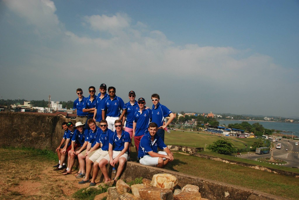 The 'Gulls at the fort in Galle