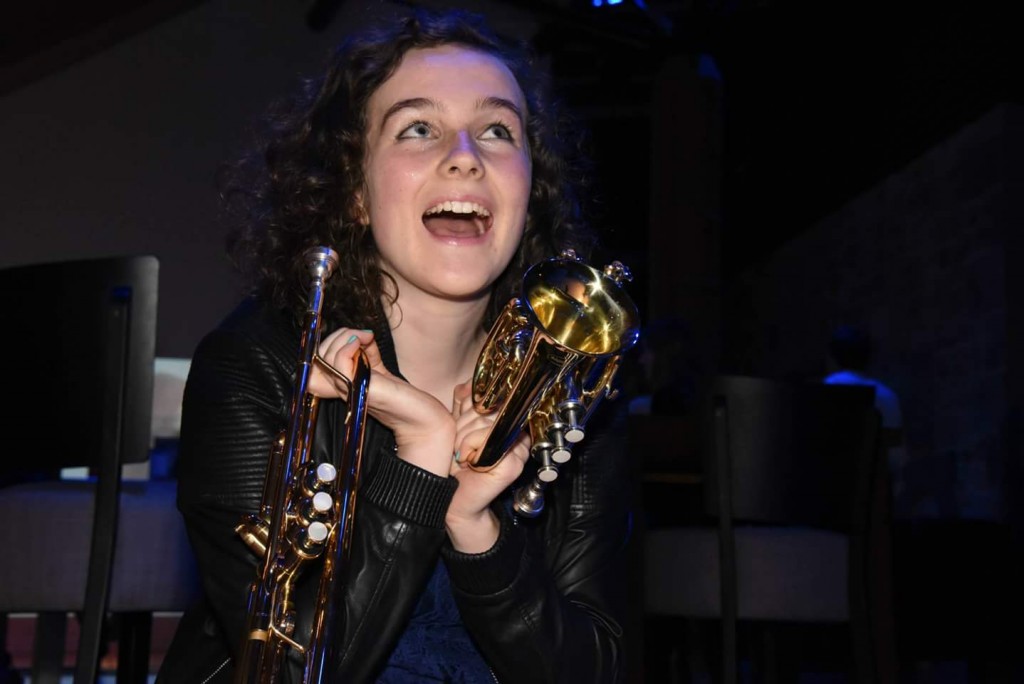 Who needs alcohol when you have a trumpet and a MINI trumpet!!!!!
