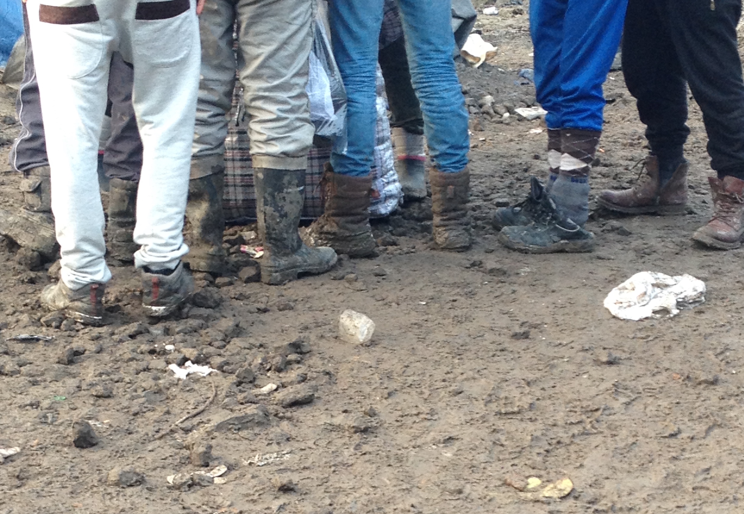 In need of wellies. 