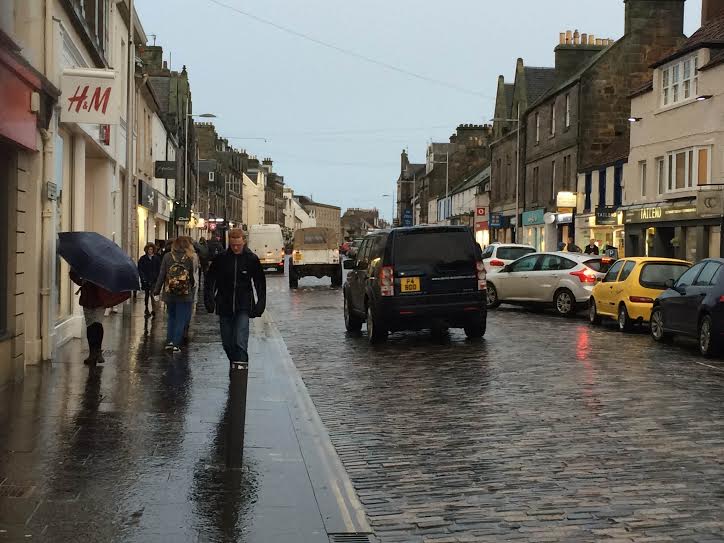 Just your average, wet day in St Andrews