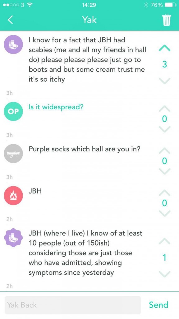 As usual Yik Yak provided ample commentary